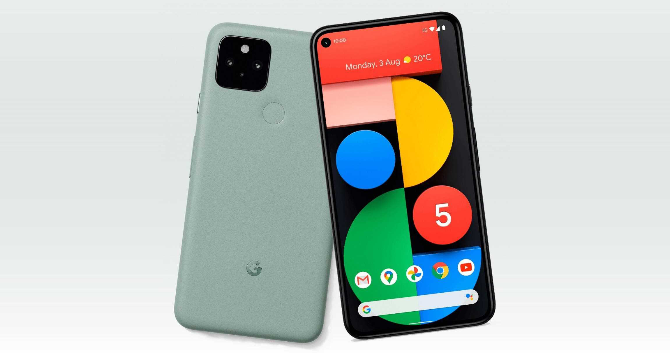 Google Pixel 5 lộ ảnh render với tùy chọn màu xanh bạc hà ấn tượng