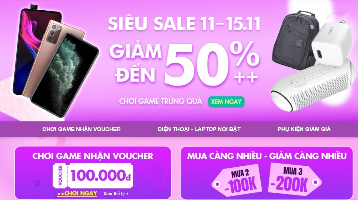 Chơi mini game vui nhộn, nhận phiếu mua hàng 100 ngàn đồng tại hệ thống CellphoneS, vậy thì chơi đi, chờ chi!