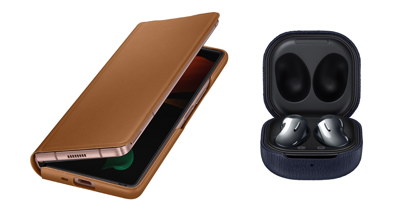 Samsung ra mắt ốp da dành cho Galaxy Z Fold 2 và Galaxy Buds Live, giá từ 460,000 đồng