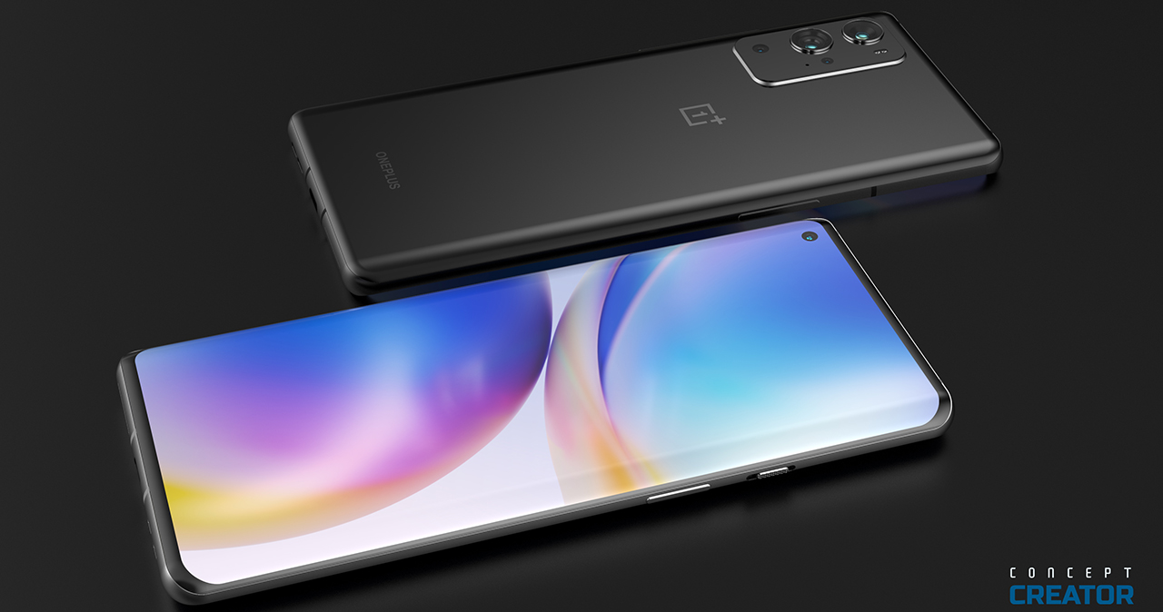 OnePlus 9 và OnePlus 9 Pro lộ ảnh render, xác nhận có màn hình cong tràn cạnh, camera sau hình chữ nhật