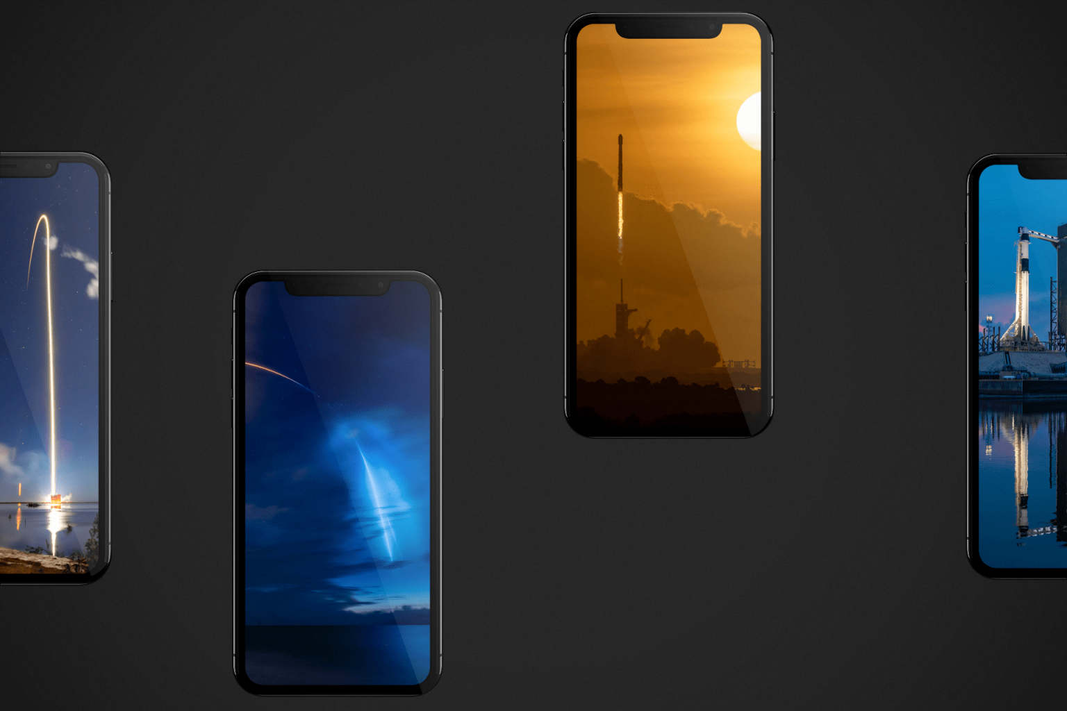 Mời bạn đọc tải về bộ hình nền tàu vũ trụ SpaceX dành cho iPhone