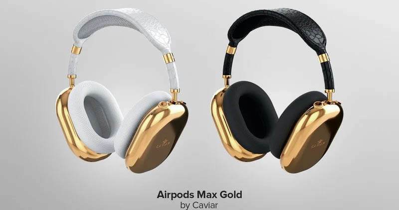 Caviar giới thiệu phiên bản AirPods Max “vàng nguyên chất” giá 2.5 tỷ đồng, chỉ có 2 chiếc trên toàn thế giới