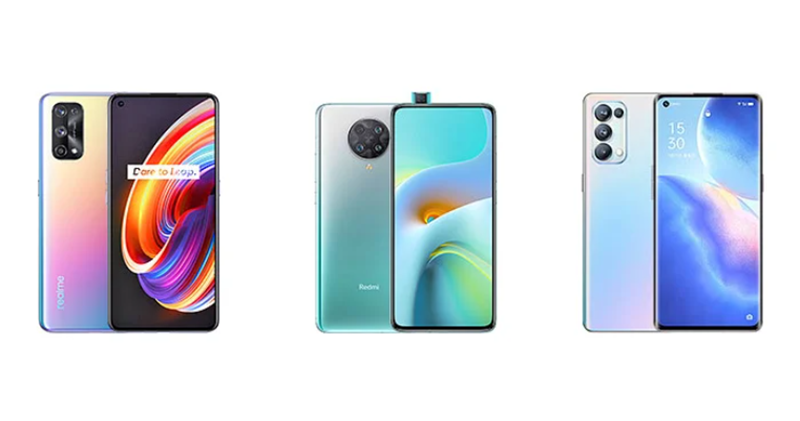 So sánh Realme X7 Pro với OPPO Reno5 Pro và Redmi K30 Pro: Đâu là lựa chọn phù hợp hơn?