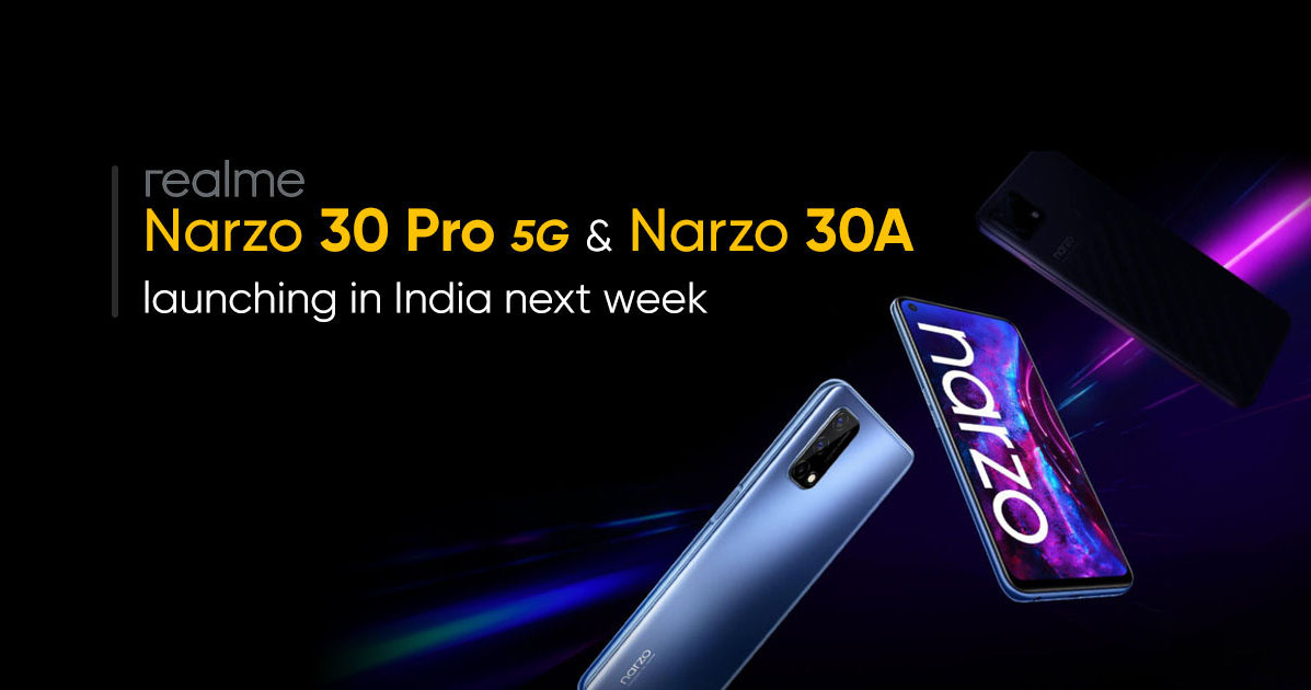 Chính thức: Realme Narzo 30A, 30 Pro 5G và tai nghe Buds Air 2 sẽ ra mắt vào ngày 24/2
