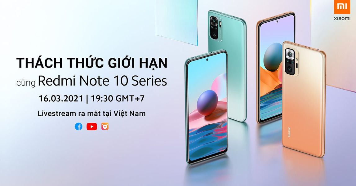Redmi Note 10 series sẽ ra mắt người dùng Việt Nam vào ngày 16/3, giá cực hấp dẫn