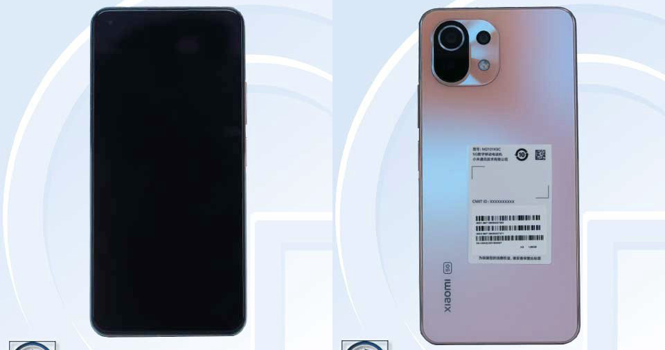 Xiaomi Mi 11 Lite 5G lộ ảnh trên TENAA, xác nhận có màn hình đục lỗ, camera sau hình vuông