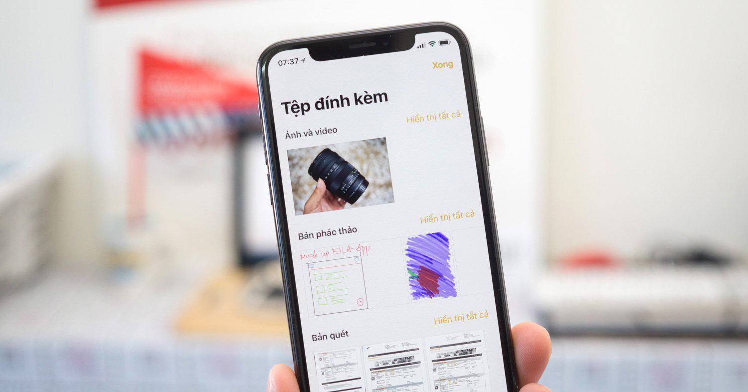 Hướng dẫn sử dụng các tính năng mới của ứng dụng Ghi chú iOS 14