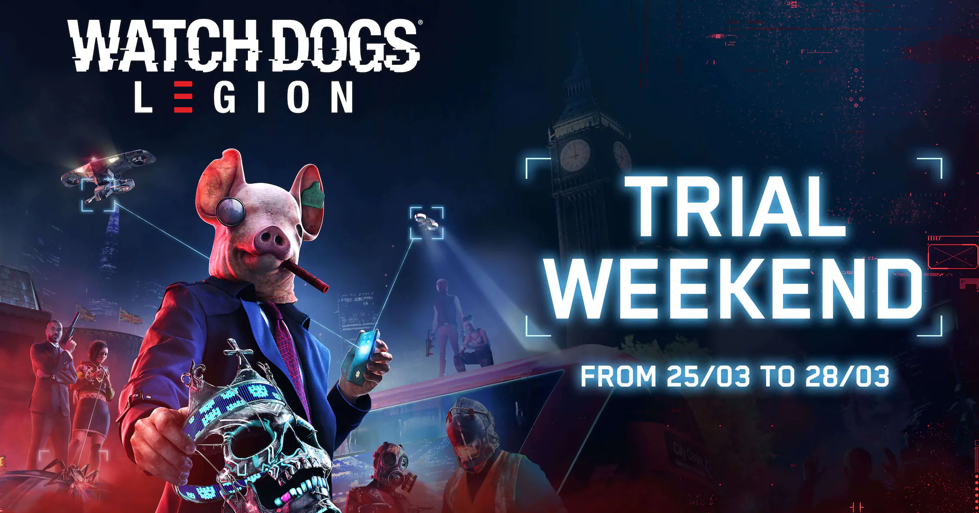 Mời bạn nhanh tay tải về bom tấn Watch Dogs: Legion đang được miễn phí trên Ubisoft