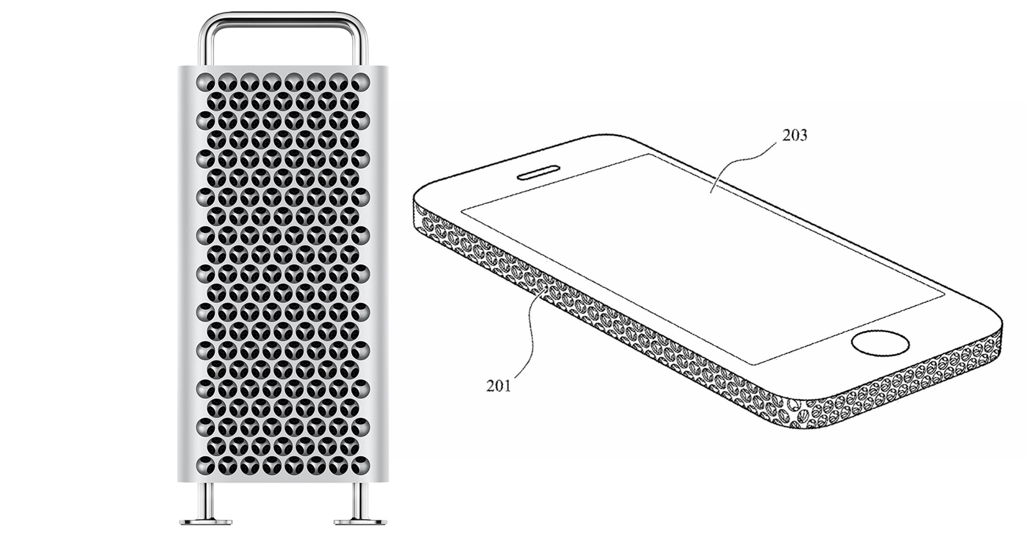 Nếu iPhone mang bộ vỏ "bàn nạo phô mai" của Mac Pro liệu bạn có dám sử dụng?