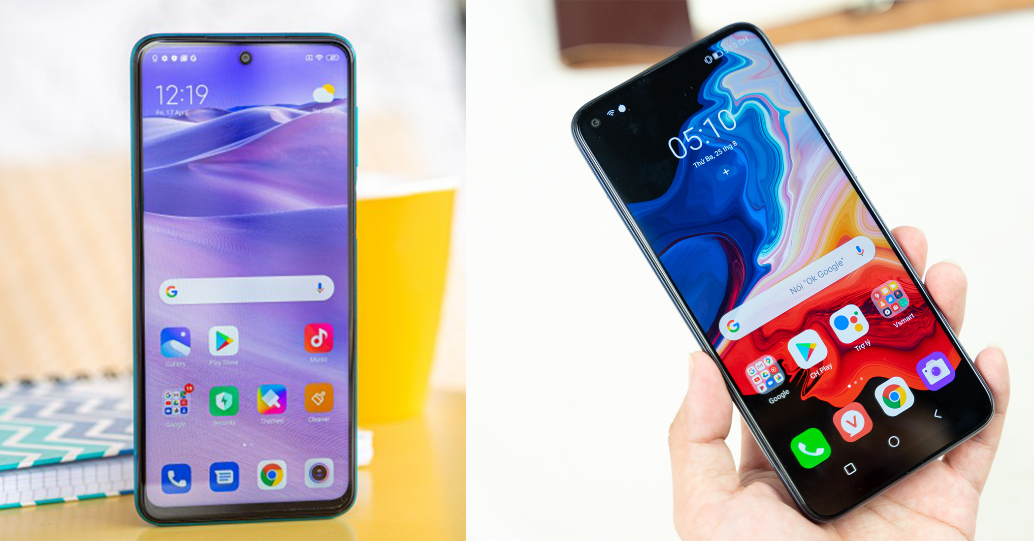 Mua smartphone tầm giá 4 triệu đồng: Vsmart Live 4 hay Xiaomi Redmi Note 9s là sự lựa chọn hợp lý?