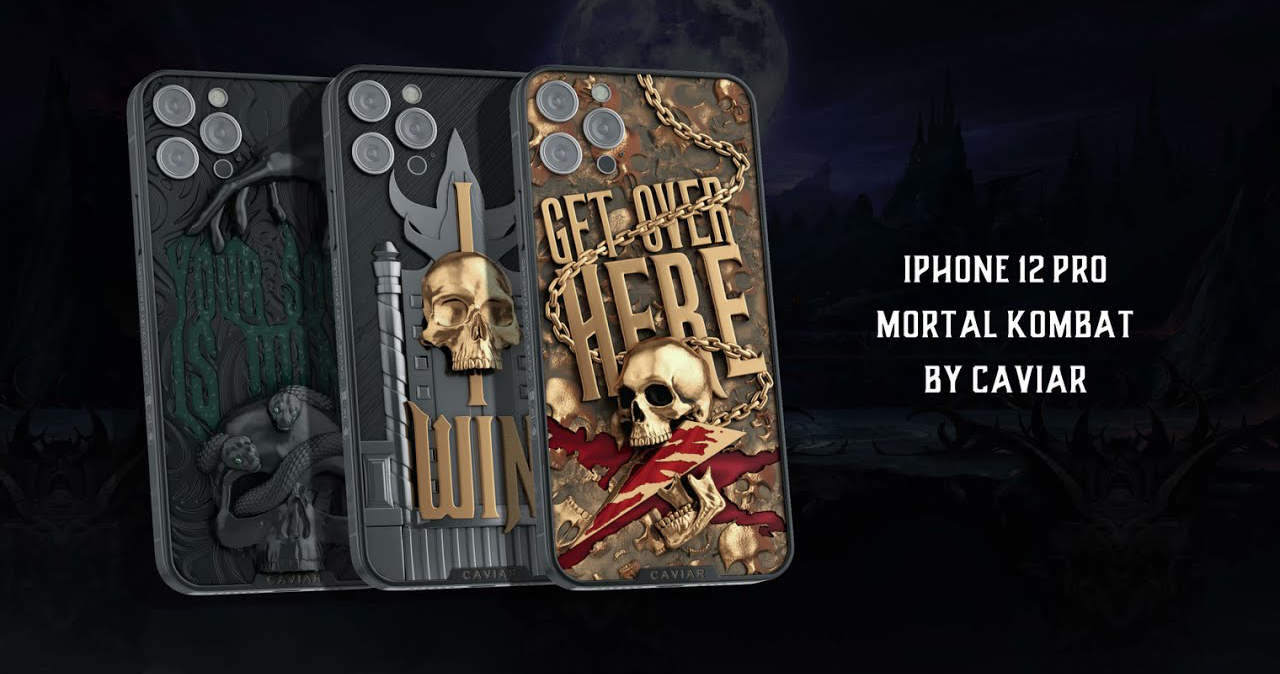 Caviar giới thiệu bộ sưu tập iPhone 12 Pro mới với thiết kế lấy cảm hứng từ các nhân vật Mortal Kombat, giá từ 141 triệu