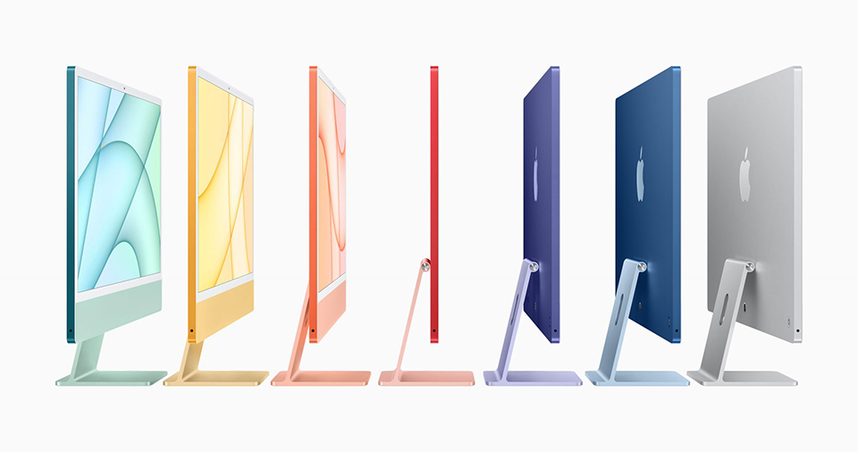 Mời tải trọn bộ hình nền đầy màu sắc của iMac 2021 mới ra mắt