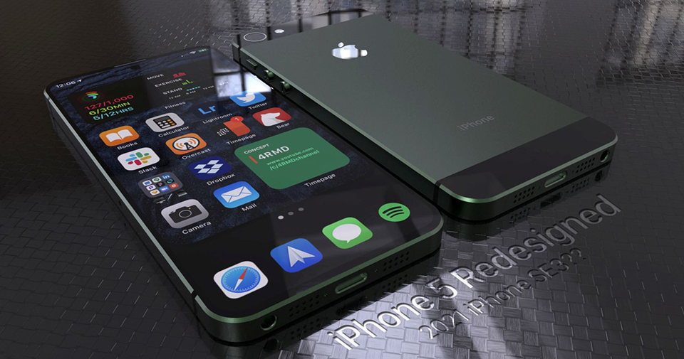 iPhone SE 3 “đốn tim” iFan với thiết kế nhỏ gọn của iPhone 5, màn hình tràn viền “đục lỗ”