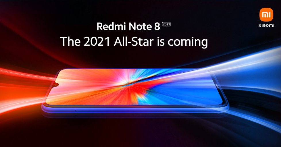 Xiaomi tiết lộ thiết kế mặt trước của Redmi Note 8 2021