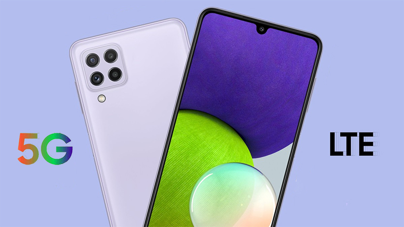 Galaxy A22 ra mắt tại VN: Camera có chống rung OIS, màn hình 90Hz, hỗ trợ 5G, giá tại CellphoneS chưa tới 6 triệu đồng