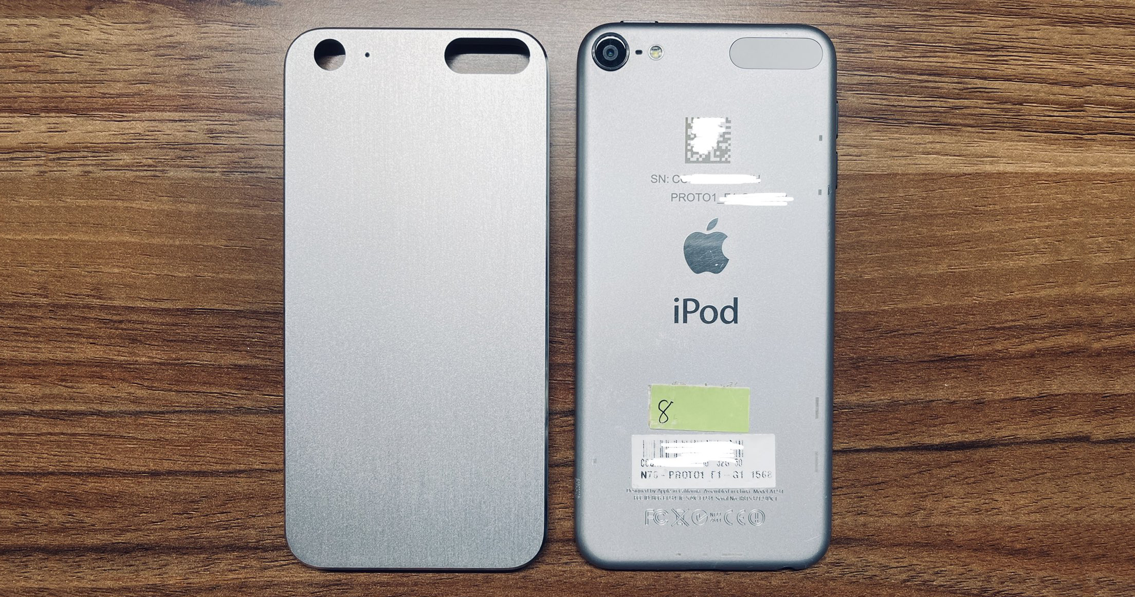 Xuất hiện nguyên mẫu iPod touch 5 với khung viền vát phẳng, cổng sạc 30 chân giống iPhone 4