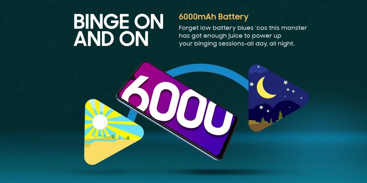 Samsung ra mắt thêm một smartphone giá rẻ pin 6000mAh