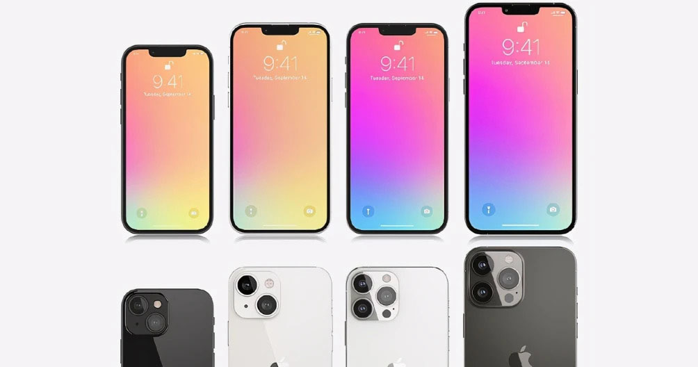 Đây là chi tiết kích thước notch của dòng iPhone 13
