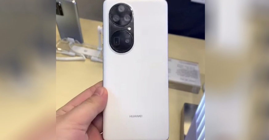 Xuất hiện video trên tay mẫu thiết kế của Huawei P50 Pro, không đẹp như hình render!