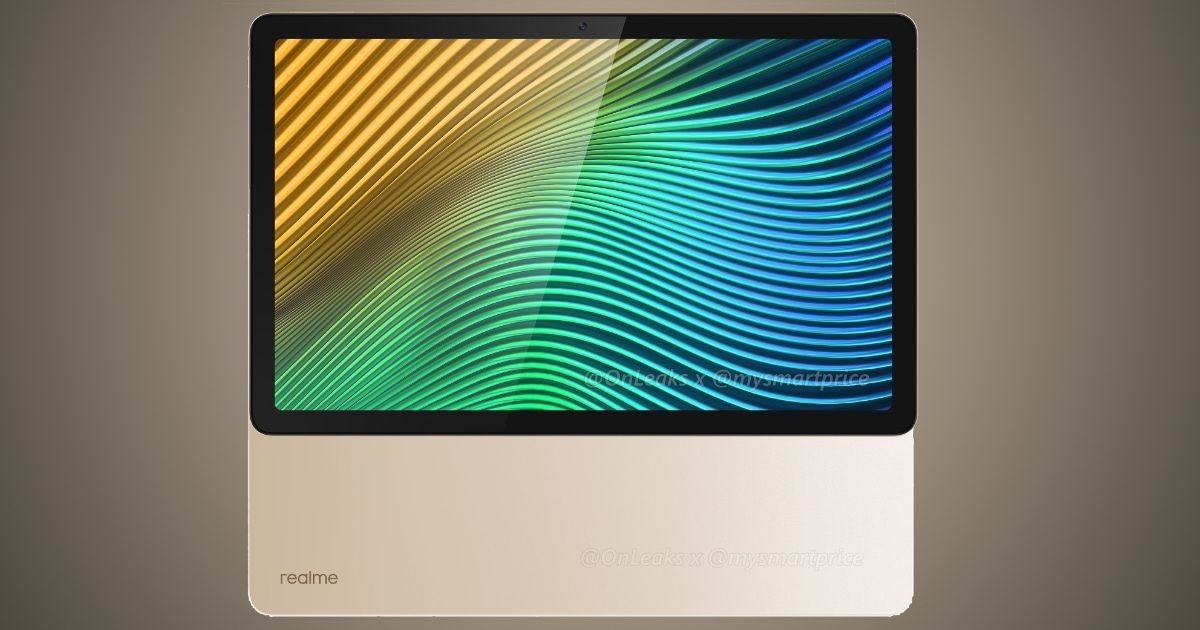 Realme Pad với thiết kế siêu mỏng, pin 7,100mAh vừa được ấn định ngày ra mắt