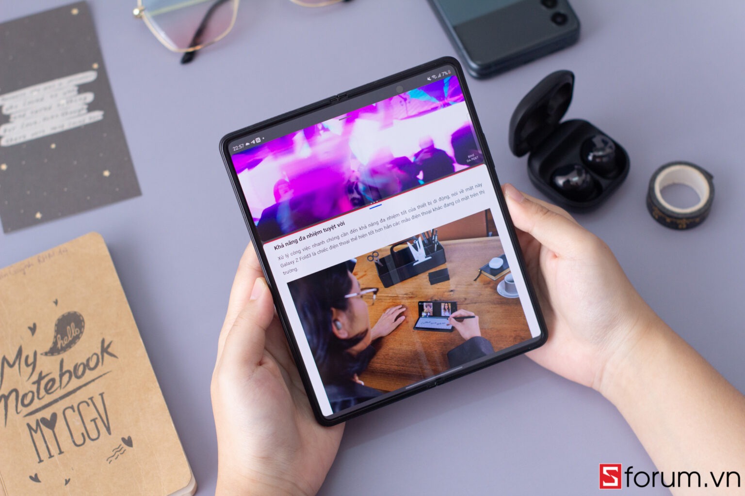 Những trải nghiệm mà chỉ điện thoại màn hình gập như Galaxy Z Fold3/Flip3 mới có thể đem lại