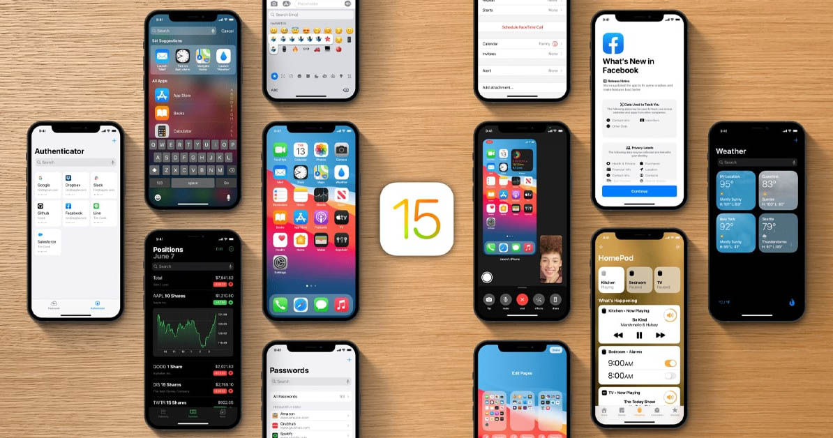 Apple phát hành bản cập nhật iOS 15 và iPadOS 15 RC, mời bạn cập nhật