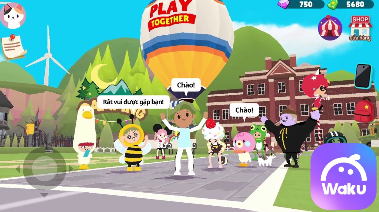 Wakuoo-Mirror: Trình chiếu và chơi Play Together trên PC/Laptop không cần cài giả lập