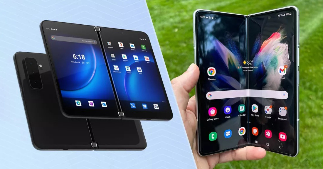 So sánh Galaxy Z Fold3 và Surface Duo 2: Microsoft có đủ tầm “chung mâm” với Samsung?