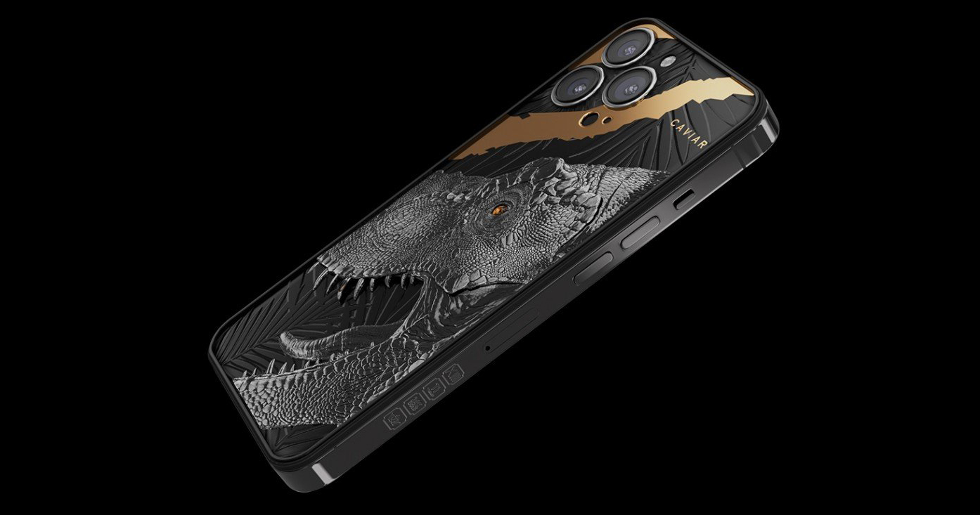 Caviar giới thiệu phiên bản iPhone 13 Pro có mảnh răng khủng long T-Rex ở mặt sau, giá siêu đắt đỏ