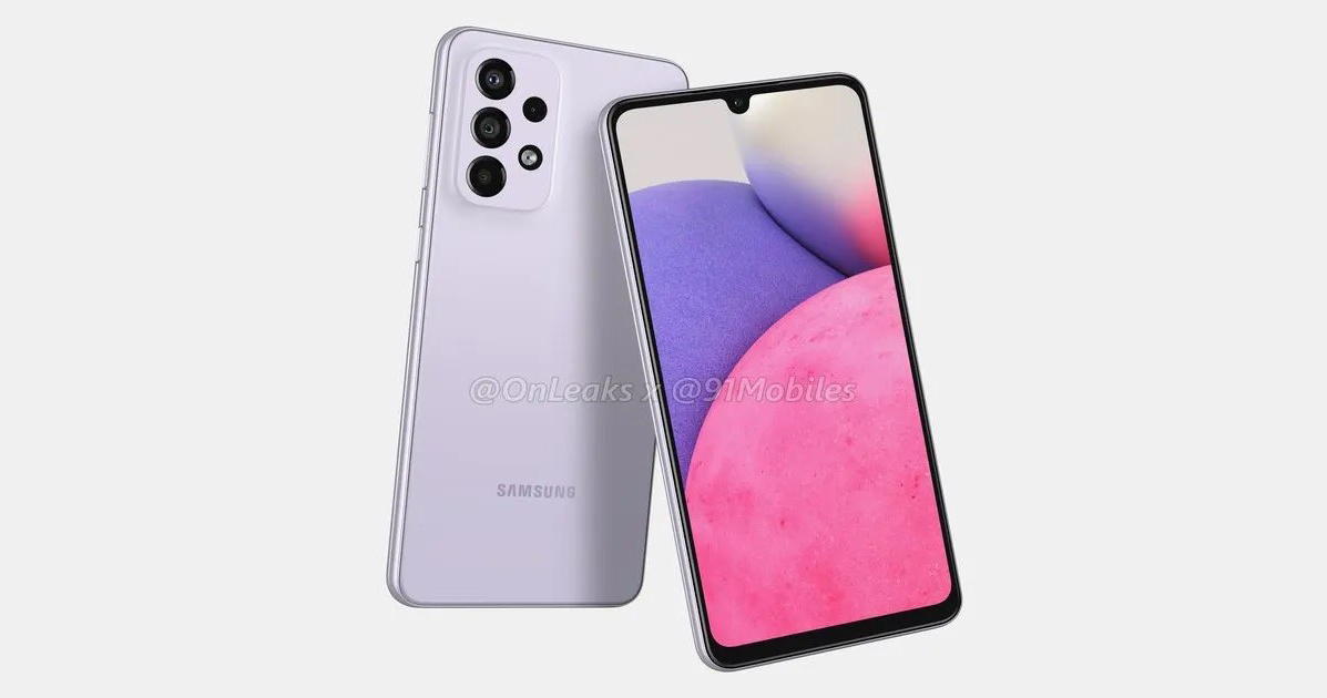 Galaxy A33 5G lộ ảnh render sắc nét kèm thông số kỹ thuật chi tiết