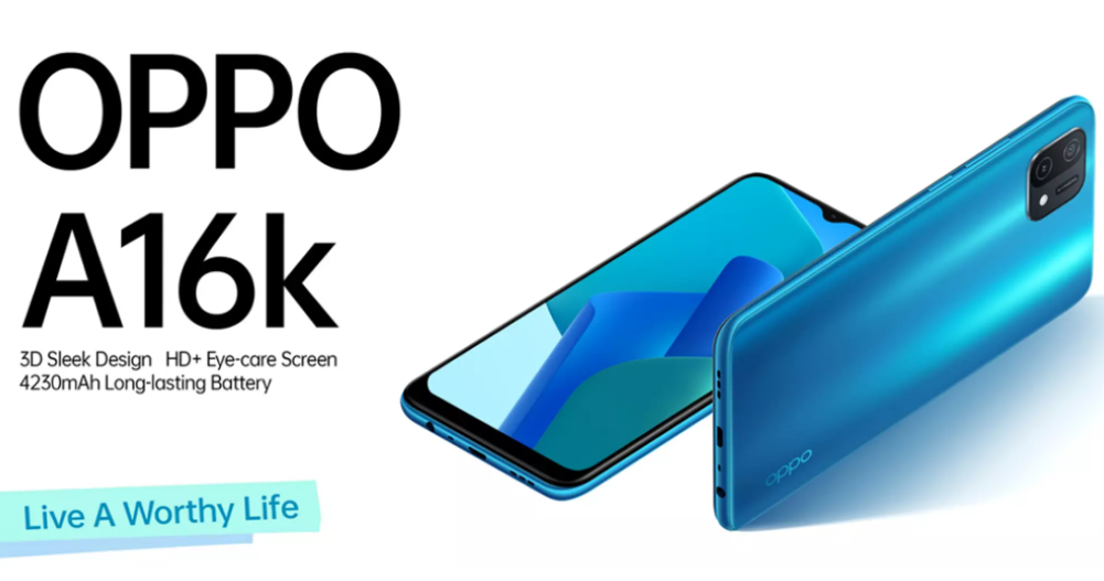 OPPO A16K âm thầm ra mắt với chip MediaTek Helio G35 và pin 4,230mAh, giá chỉ 3.15 triệu đồng