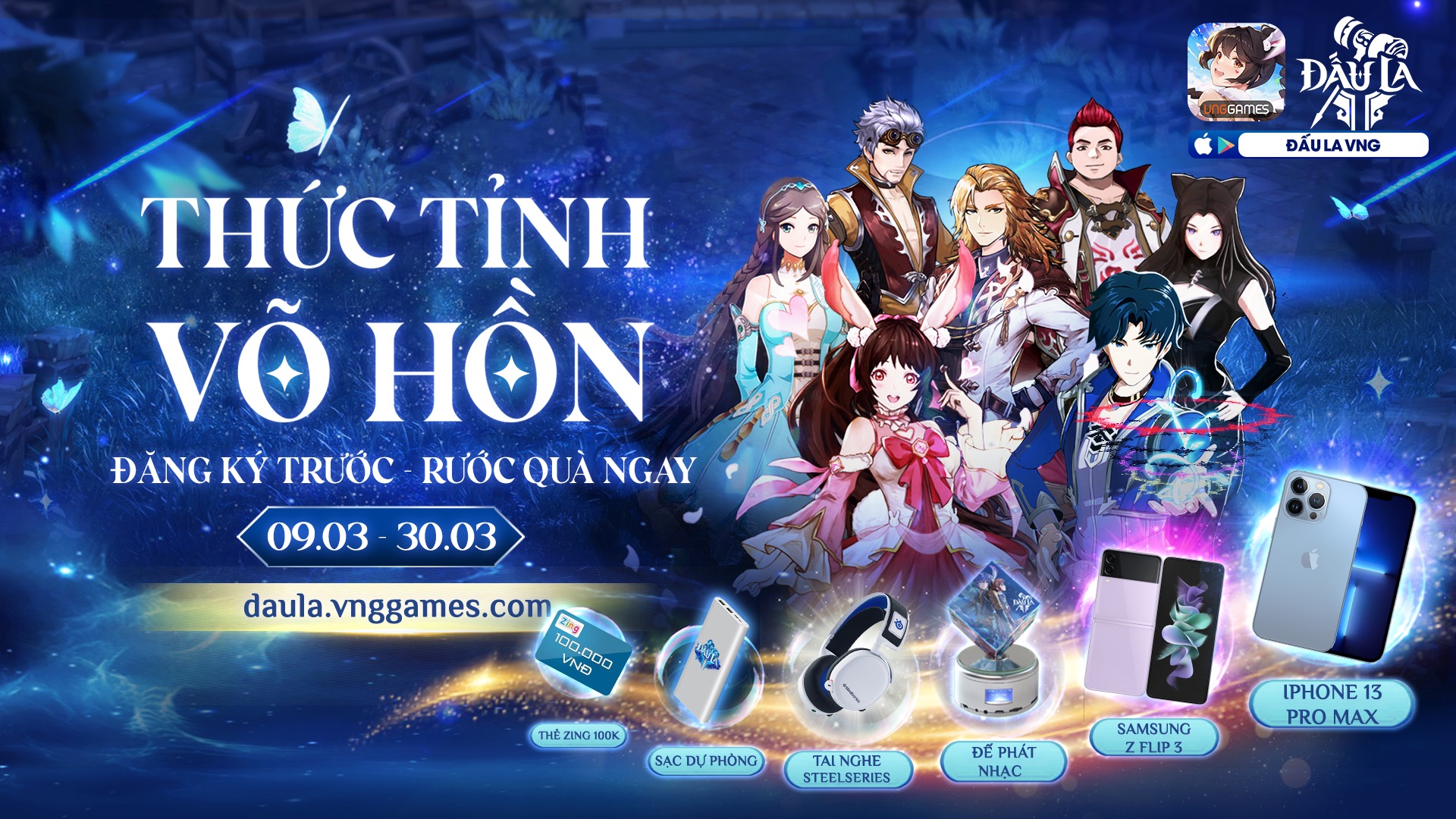 Trở thành hồn sư mạnh nhất tại Đấu La VNG: Đấu Thần Tái Lâm cùng sự kiện Thức tỉnh Võ Hồn với nhiều phần quà có giá trị
