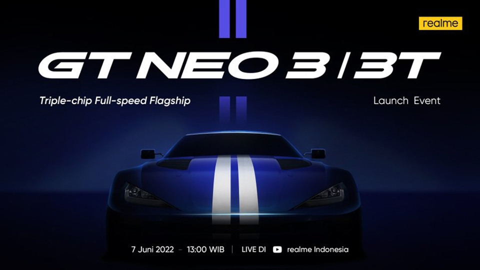 Realme GT Neo3T ra mắt vào ngày 7 tháng 6 tới