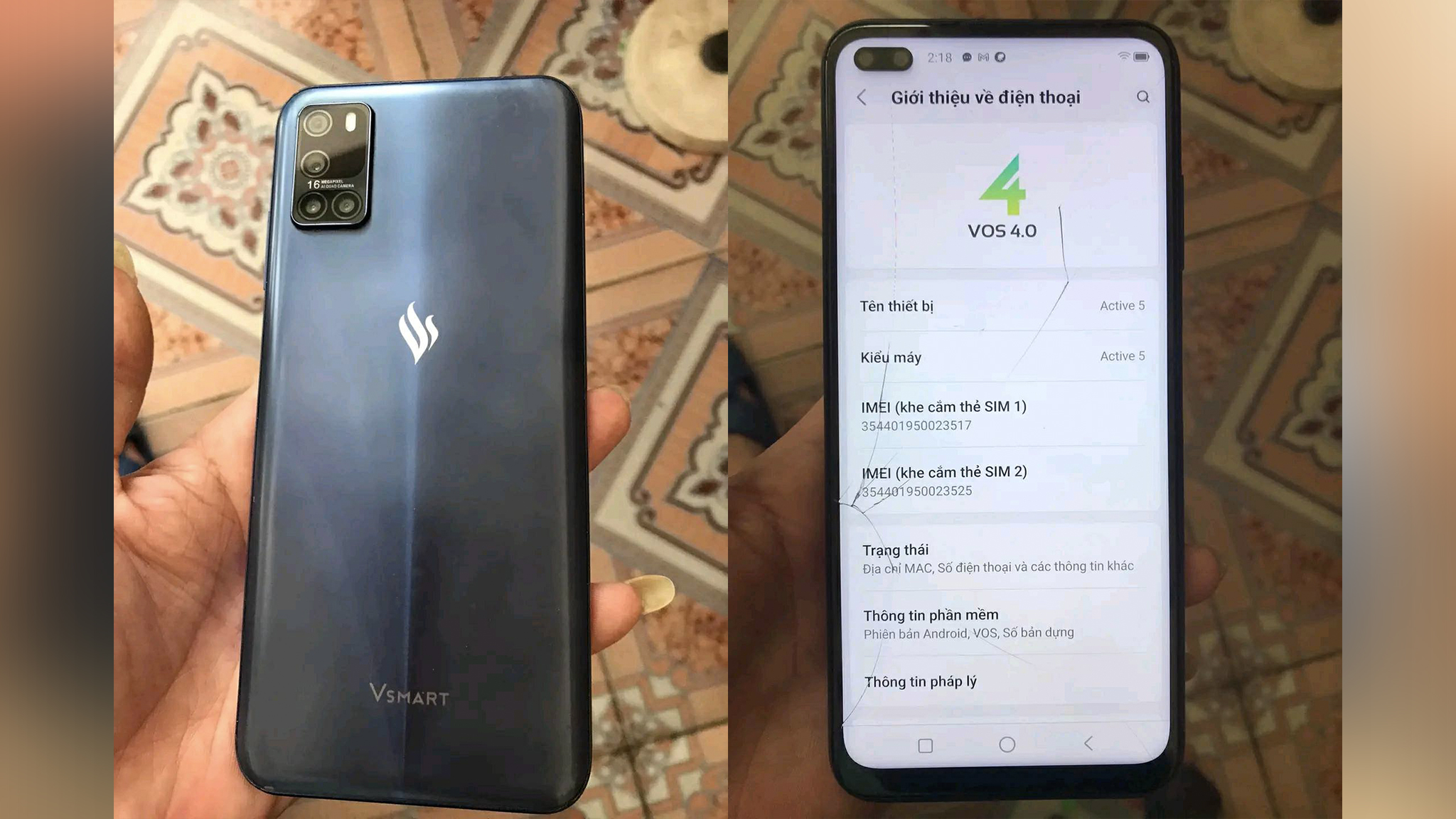 Rò rỉ thông tin Vsmart Active 5: Chiếc smartphone chưa bao giờ được ra mắt