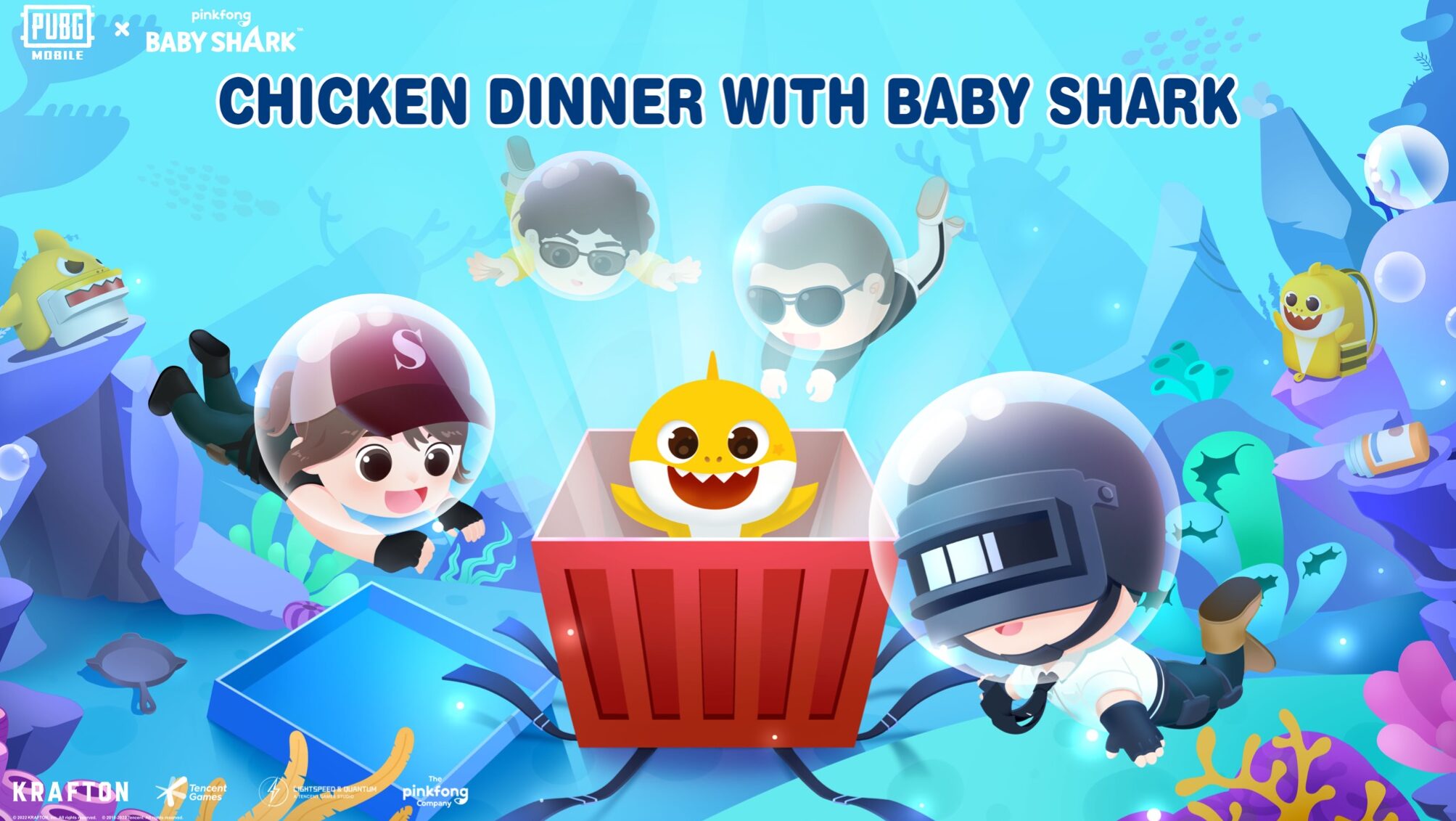 PUBG Mobile lại "tái hợp" với Baby Shark để đem tới cho game thủ hàng loạt vật phẩm đặc sắc