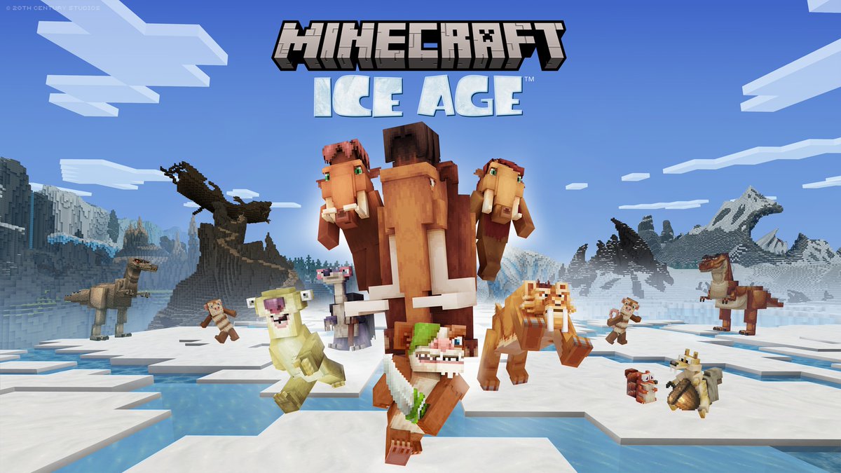 Bộ phim hoạt hình “Thời Đại Băng Hà” hóa thành DLC Ice Age cho Minecraft, ra mắt hoàn toàn miễn phí