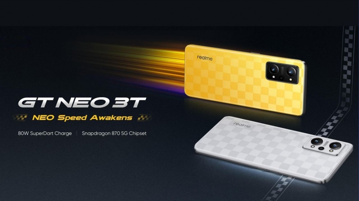 Realme GT Neo 3T ra mắt: Snapdragon 870, sạc nhanh 80W, giá 11.6 triệu đồng
