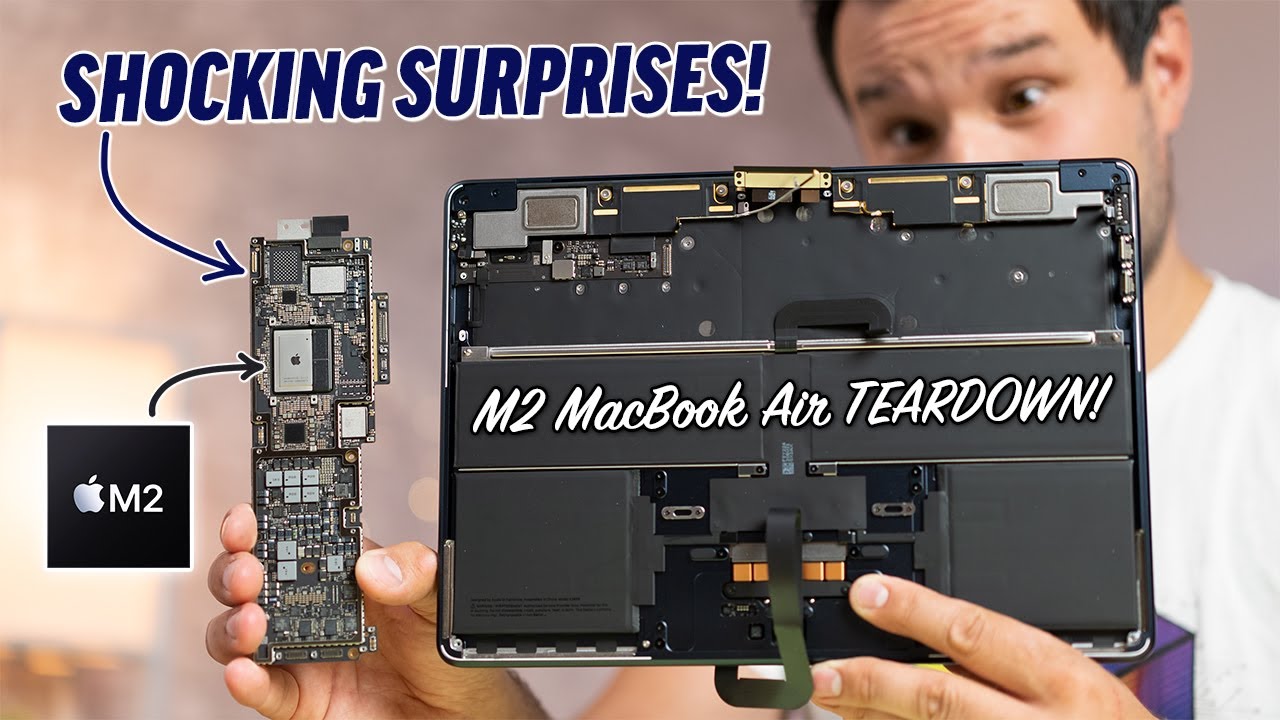 Mổ bụng MacBook Air M2: Đây là lý do bản 256GB có SSD chậm hơn MacBook Air M1