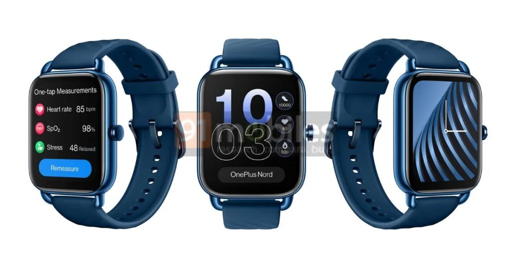 OnePlus Nord Watch lộ diện: Màn hình AMOLED 1.78 inch, 105 chế độ luyện tập