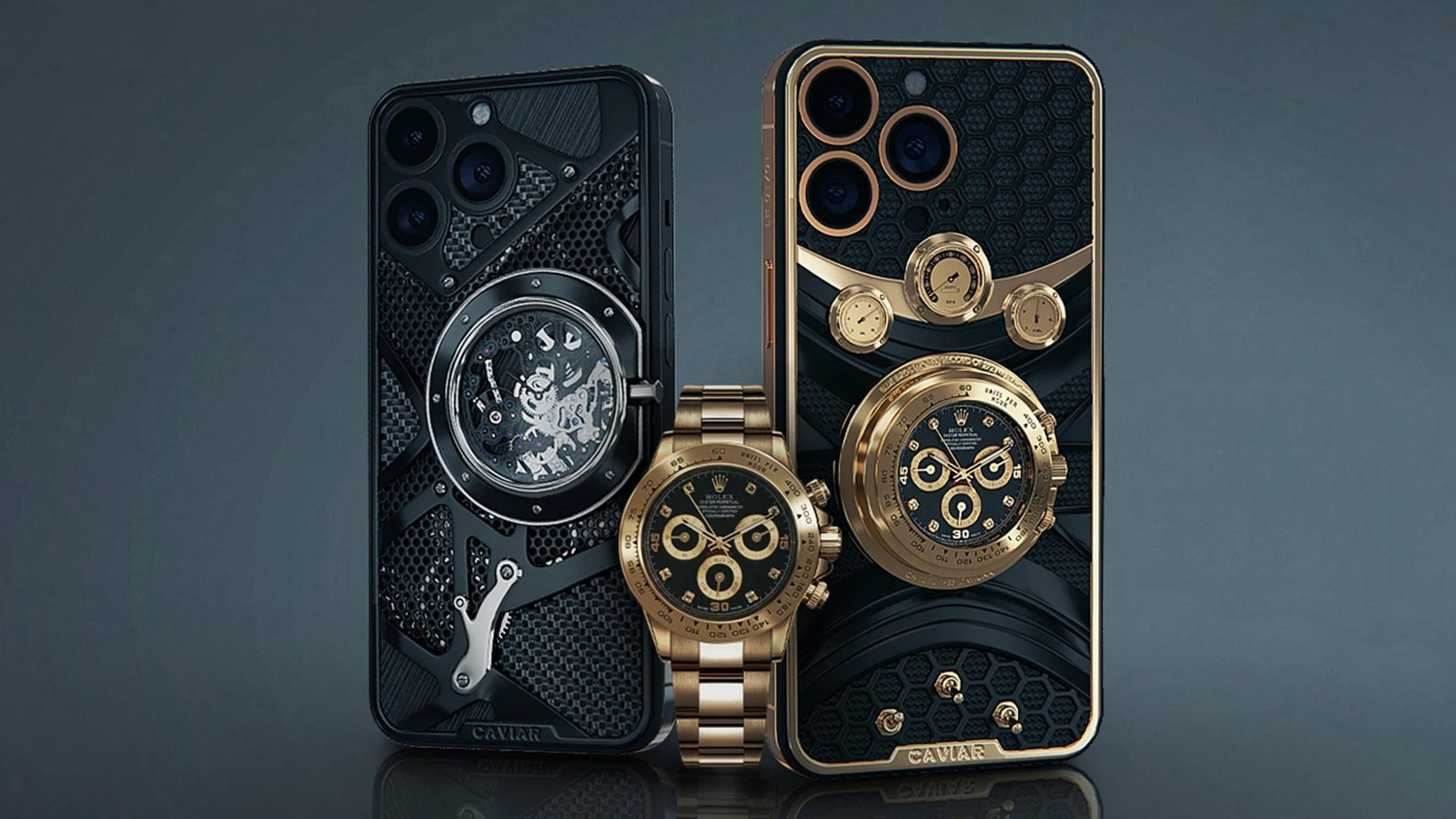 Đây là iPhone 14 Pro Max đính kèm đồng hồ Rolex, giá hơn 3.2 tỷ đồng