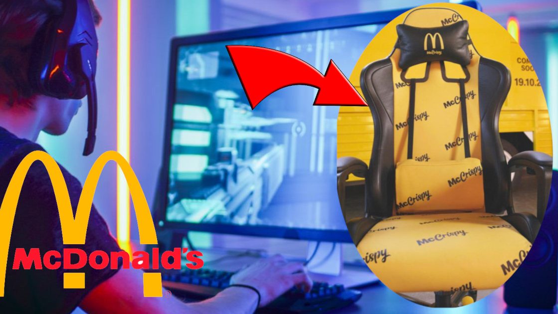 Bạn không đọc nhầm đâu, đây là ghế gaming mang thương hiệu gà rán McDonald's