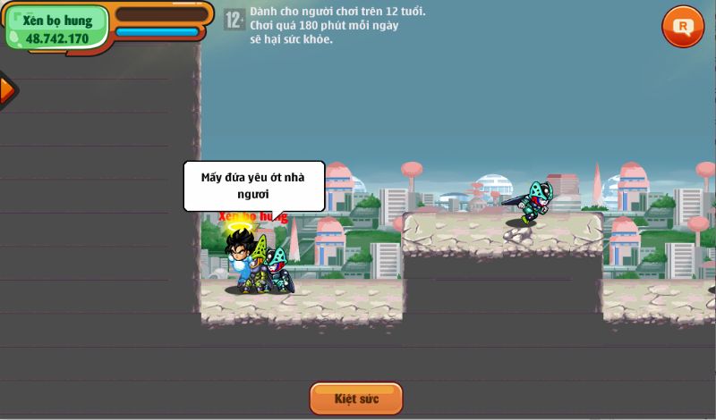 Lệnh chat trong game Nro Blue