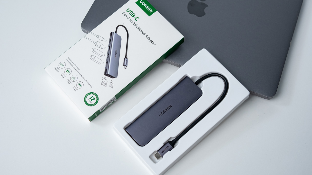 Trên tay Hub Ugreen 6 in 1 CM195 mua với giá chỉ 95k: Ít cổng hơn nhưng chất lượng hơn hub MSI