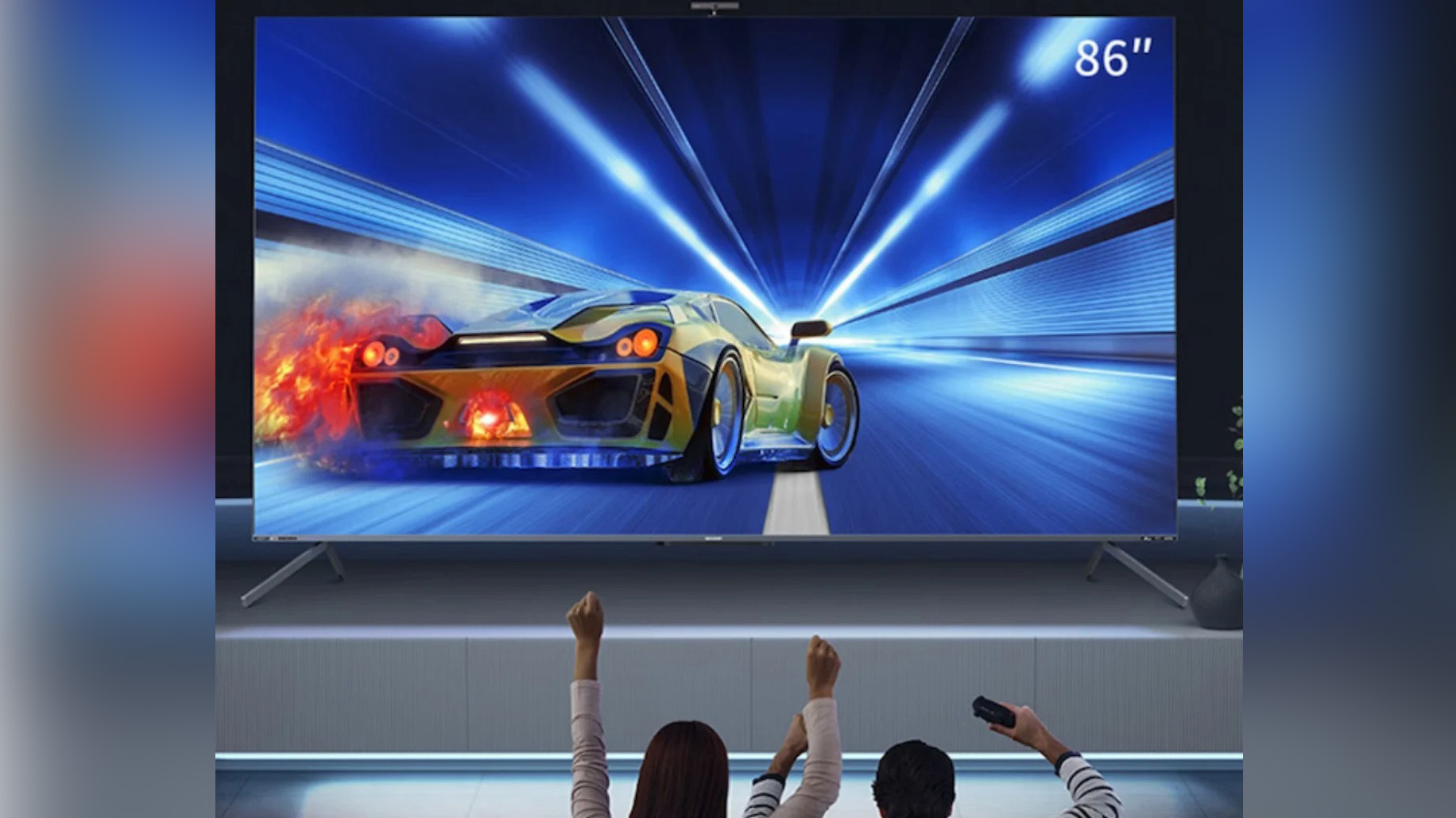 Sharp AQUOS V Gaming TV ra mắt: Màn hình 86 inch, 4K 120Hz, tích hợp camera, giá 56 triệu đồng