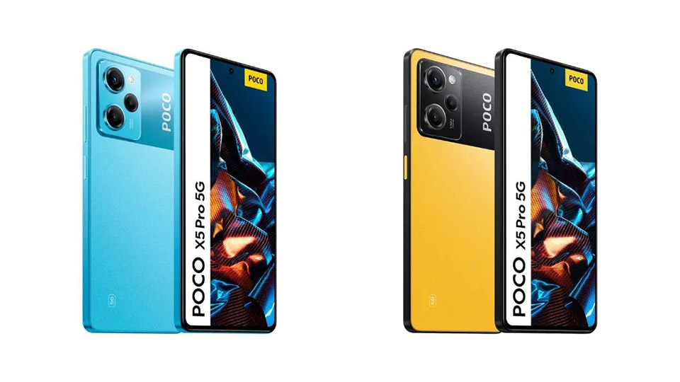 Thiết kế và các tùy chọn màu sắc POCO X5 series được hé lộ trong ảnh render mới