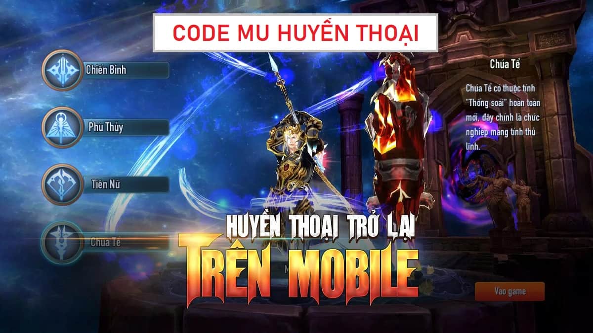 Tổng hợp code MU Huyền Thoại mới nhất 2025 giá trị