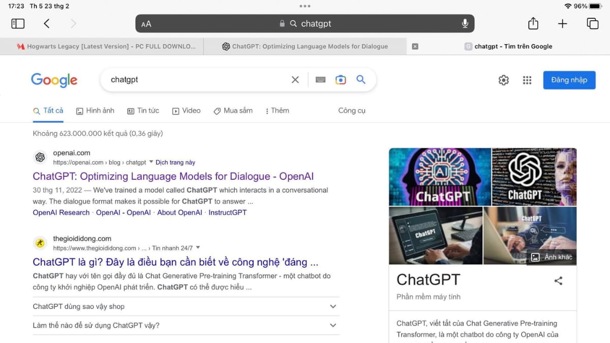 tải chatgpt trên điện thoại IOS