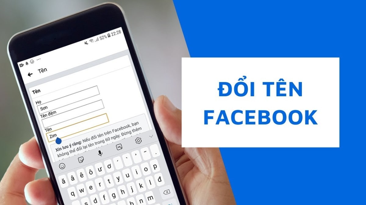 Hướng Dẫn Thay Đổi Tên Đăng Nhập Facebook Bằng Điện Thoại