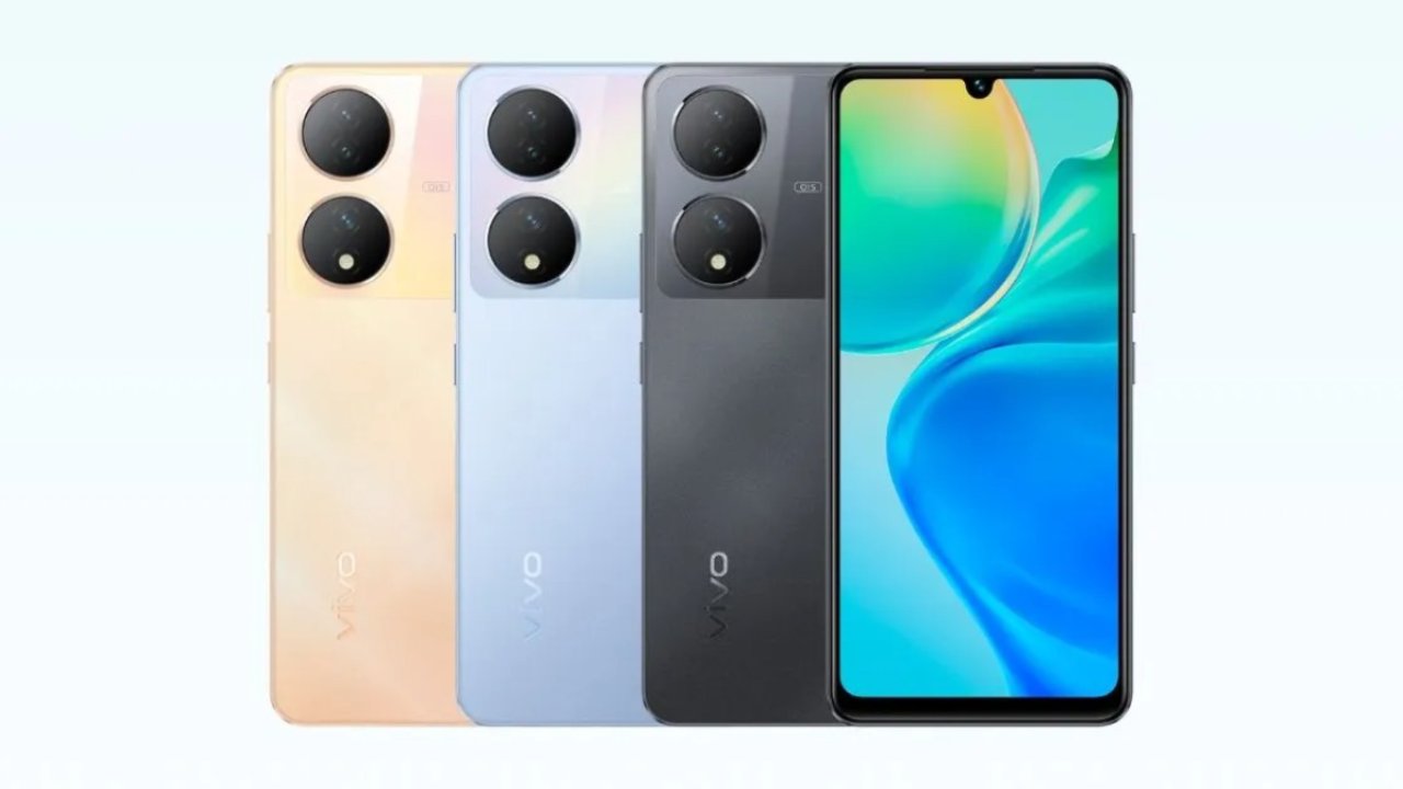 Poster quảng cáo xác nhận Vivo Y78+ sẽ có màn hình cong tràn cạnh, camera sau kép