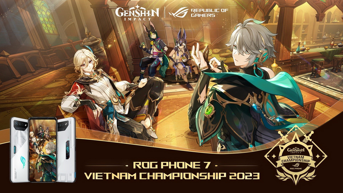 Cơ hội cho game thủ Genshin Impact thể hiện tài năng trong giải Asus ROG Phone 7 - Vietnam Championship 2023